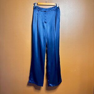 NWT House of Harlow 1960 x REVOLVE Charlie Navy Wide Leg Pants – Size 6
